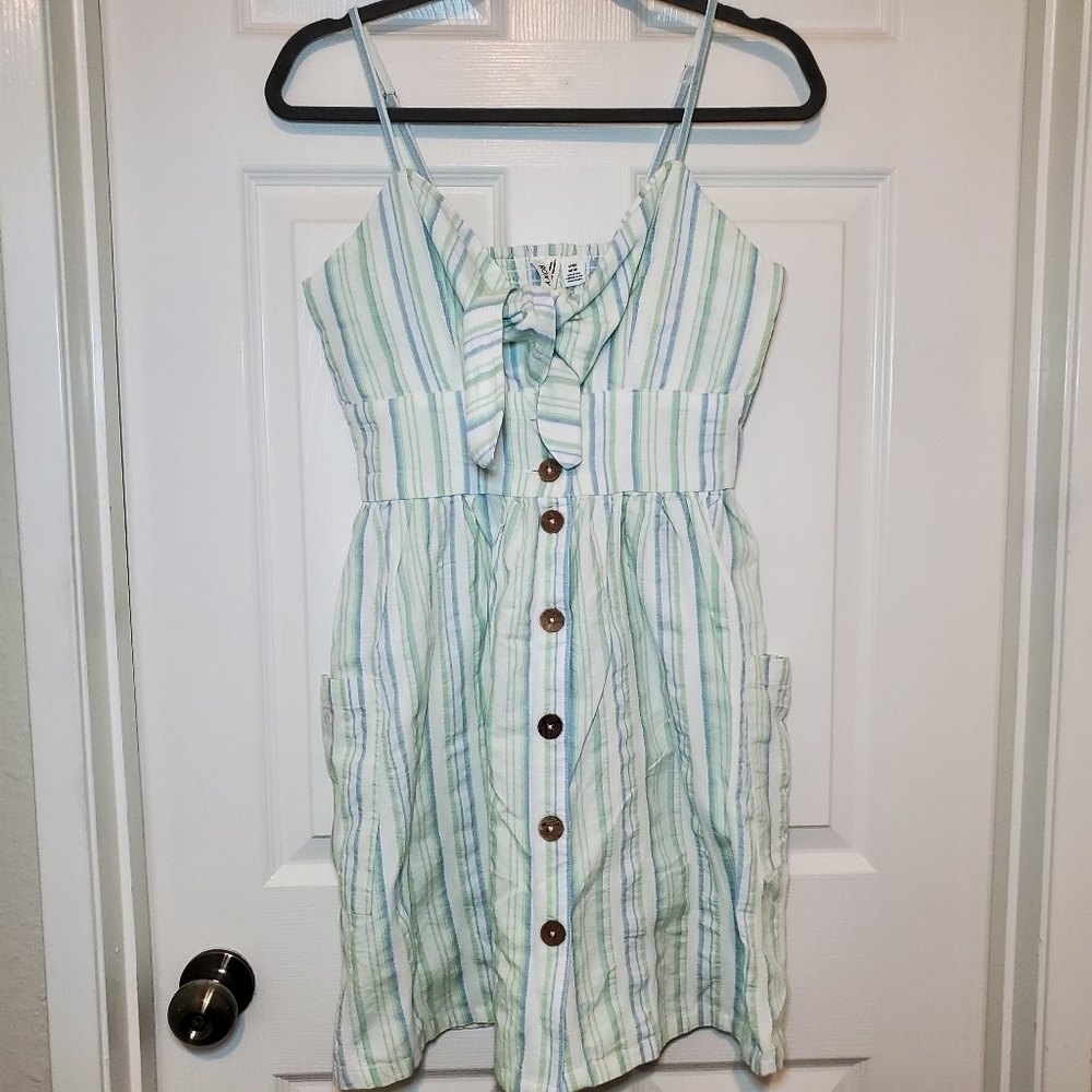 Roxy Under the Cali Sun Stripe Sundress S